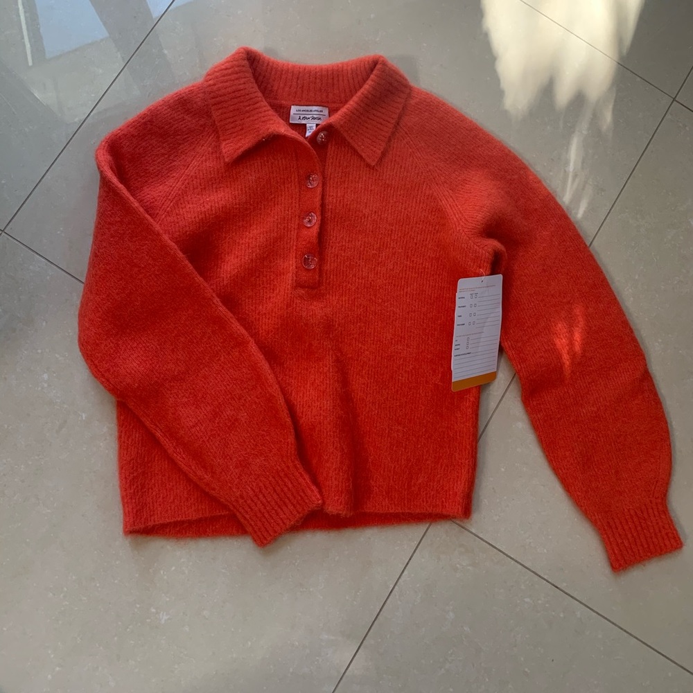 NWT & Other Stories Orange Sweater